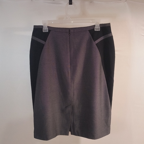 Marks & Spencer Women's 14 Black & Grey Pencil Skirt - Picture 2 of 9